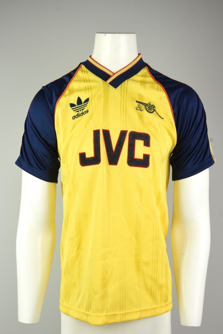 10286-Engeland-Arsenal-Uitshirt-JVC-1988-1991-maatS-voor
