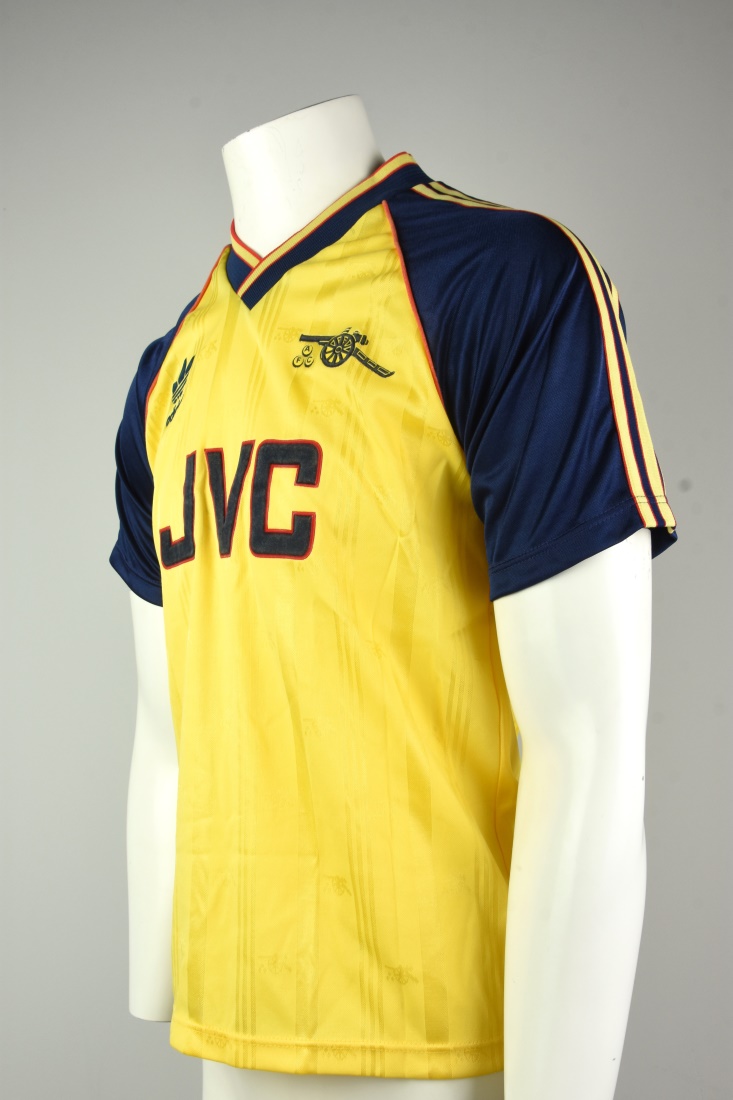 10286-Engeland-Arsenal-Uitshirt-JVC-1988-1991-maatS-zijkant