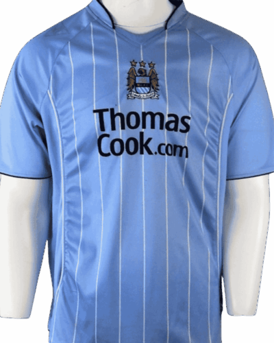 Manchester City Thuisshirt 2007-2008 Maat - XL