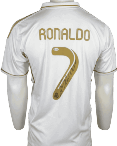 Real Madrid thuisshirt 2011-2012 Gesigneerd door Cristiano Ronaldo (Incl. certificaat) Maat - L