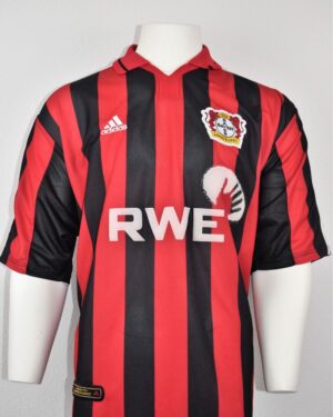 Duitsland Bayer Leverkusen Thuisshirt RWE 2001-2002 Maat XL