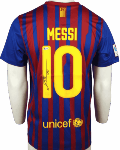 Camiseta local Barcelona 2011-2012 Firmada por Lionel Messi (Incl. certificado) Talla - L