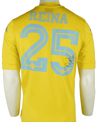 Napoli (wedstrijd gedragen) gesigneerd keepersshirt 2015-2016 Pepe Reina  maat - L