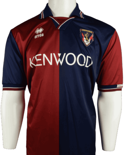 Genua (wedstrijd gedragen) thuisshirt 1994-1995 Rugnummer 15 maat - L
