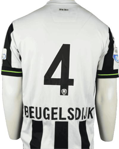 Ado Den Haag (wedstrijd gedragen) uitshirt 2016-2017 Tom Beugelsdijk maat - XL