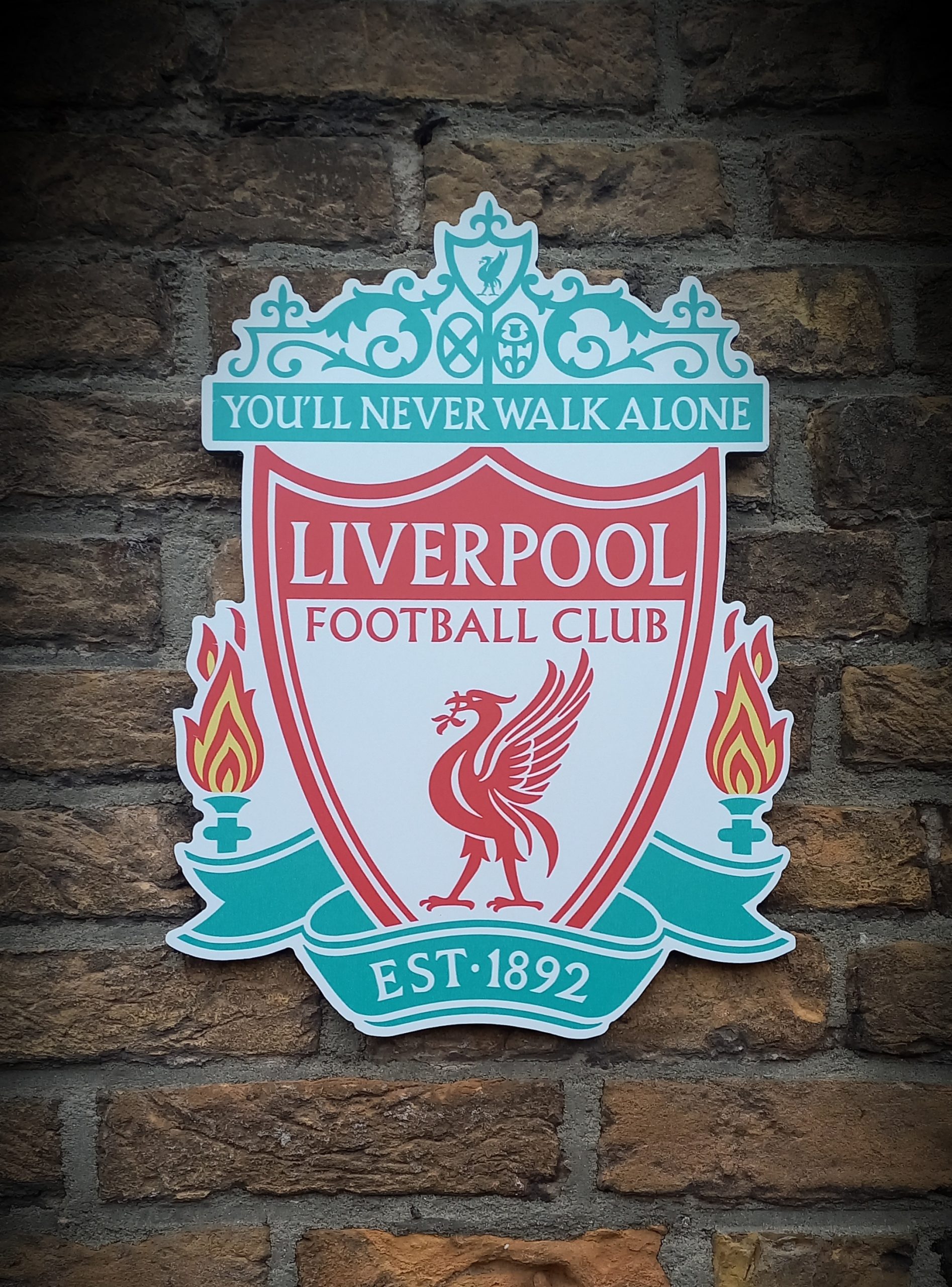 Liverpool FC Logo (Dibond Aluminium) 40 CM