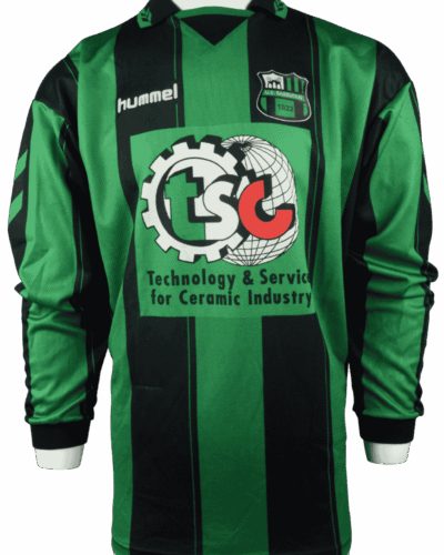 Sassuolo (wedstrijd gedragen) thuisshirt jaren 90 Rugnummer 13 maat -XL