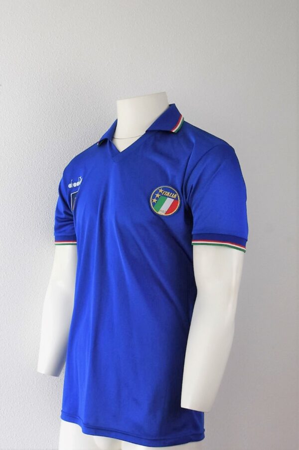 2153 Italie Nationale Team Trainingsshirt 1990 maatL zijkant