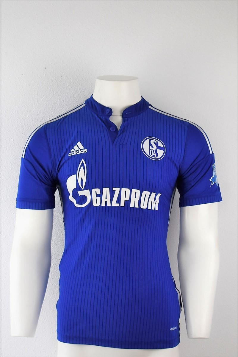 Schalke 04 Thuisshirt 2014-2016 (Nr 19) Maat – Small