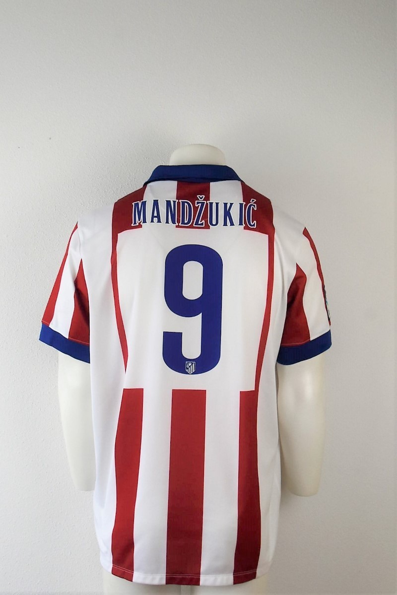 Atletico Madrid Thuisshirt 2014-2015 Mario Mandžukić Maat – XL