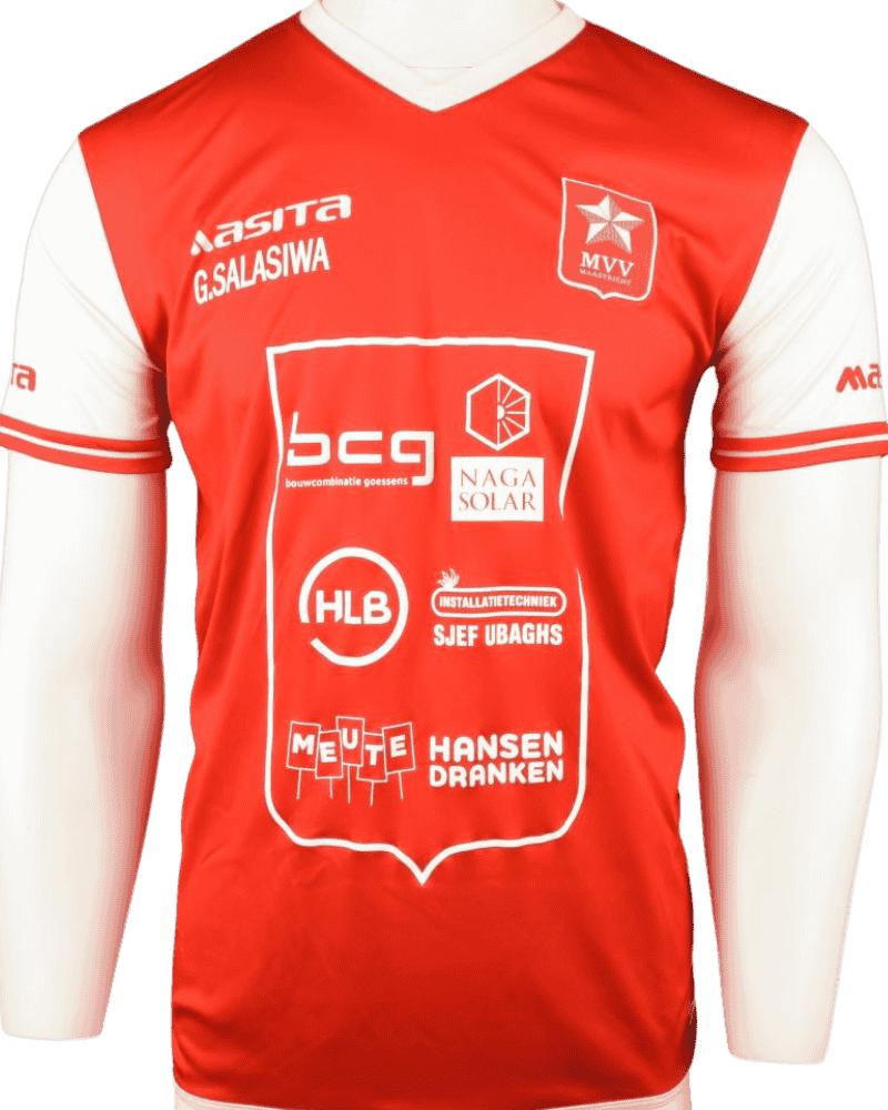 MVV Maastricht (wedstrijd gedragen) thuisshirt 2020-2021 Gaston Salasiwa maat - M