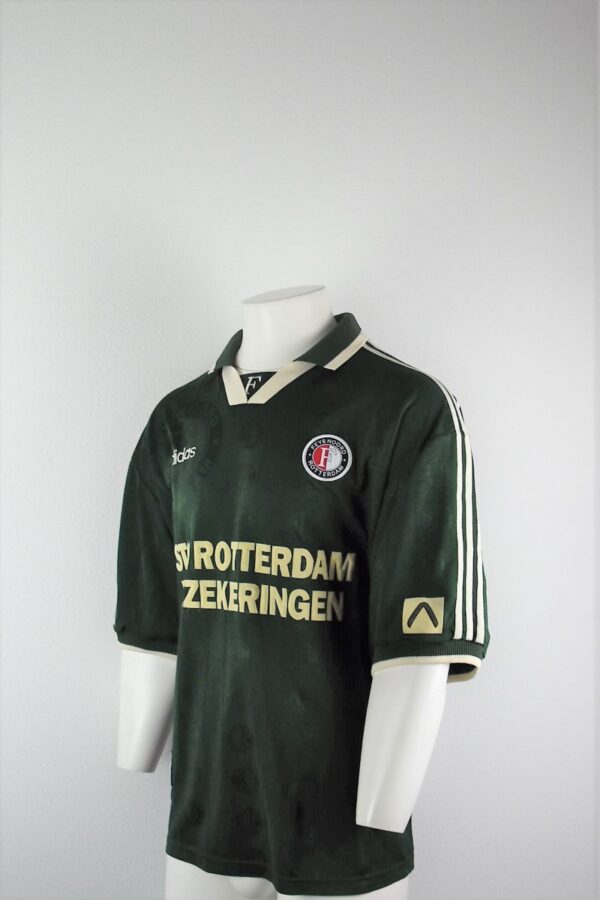 3110 Nederland Feyenoord Uitshirt Stad Rotterdam Verzekeringen 1997 1998 maatXXL zijkant
