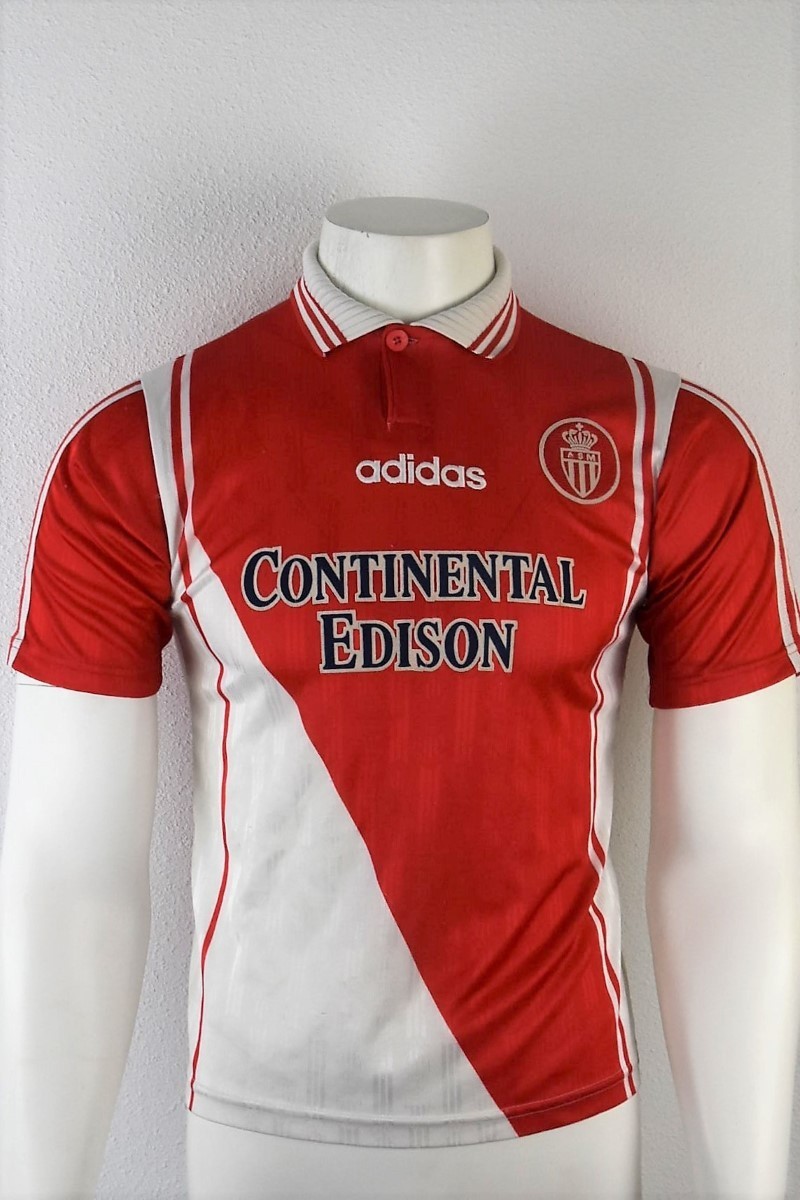 3924-Frankrijk-AS Monaco-Thuisshirt-Continental Edison-1997-1998-maatXS-voor