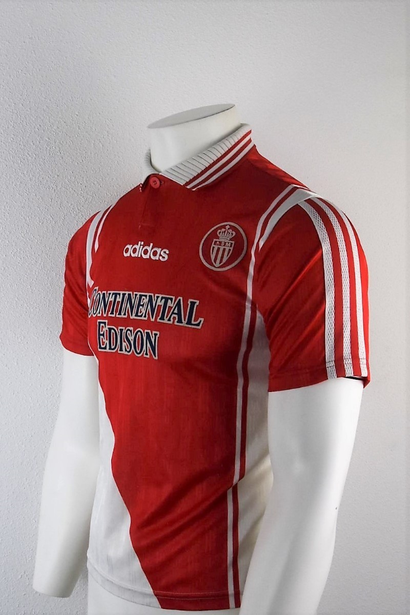 3924-Frankrijk-AS Monaco-Thuisshirt-Continental Edison-1997-1998-maatXS-zijkant