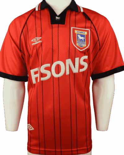 Ipswich Town uitshirt 1993-1995 maat - L