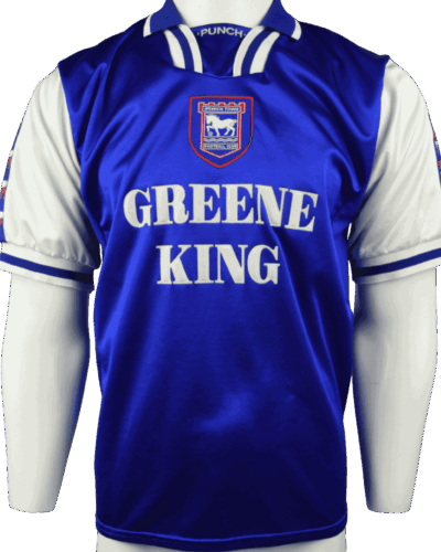 Ipswich Town thuisshirt 1997-1999 maat - M