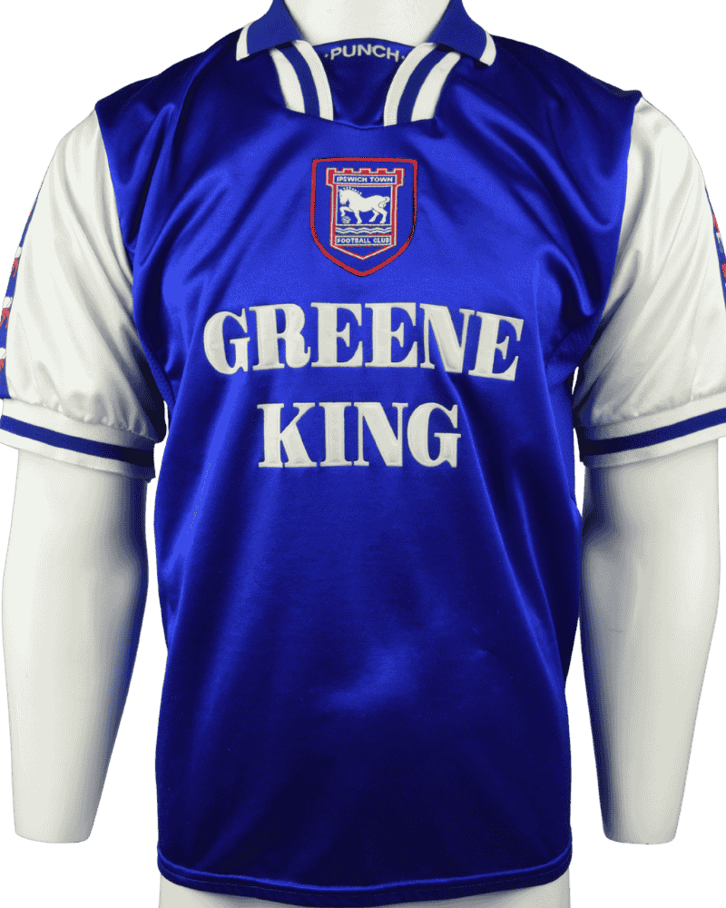 Ipswich Town thuisshirt 1997-1999 maat - M