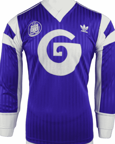 Anderlecht maillot extérieur 1989-1990 taille - S (mais taille comme un M)