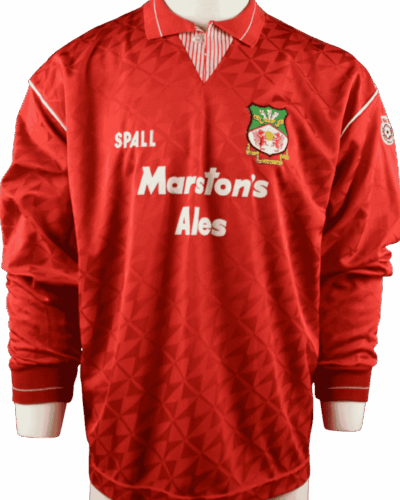 Wrexham AFC (wedstrijd gedragen) thuisshirt 1990-1991 maat- L