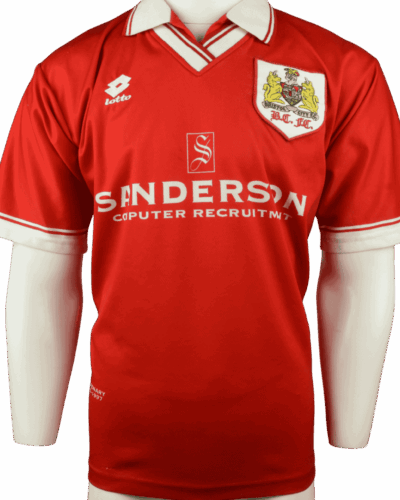 Bristol City thuisshirt 1996-1997 maat- M