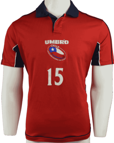 Chile (match worn) home shirt 2000-2001 Rodrigo Tello size - L