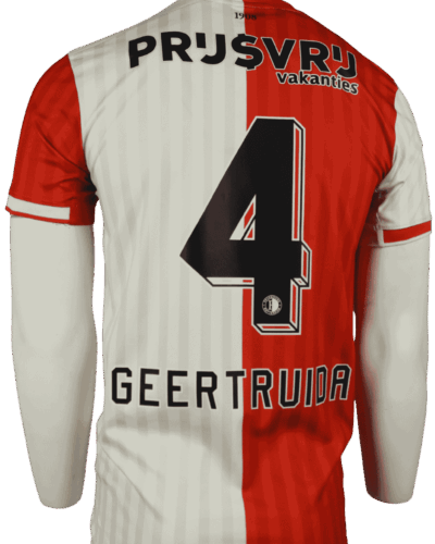 Feyenoord thuisshirt 2023-2024 Lutsharel Geertruida maat - S (maar valt als M)