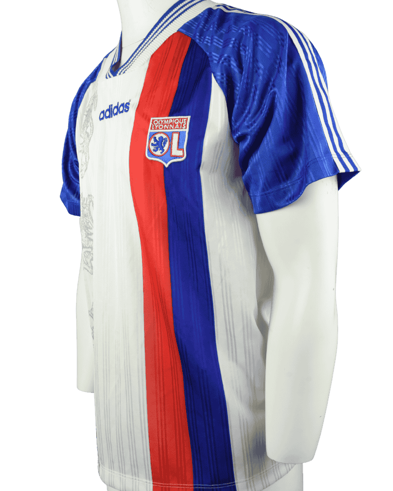 49-Frankrijk-Olympique-Lyonnais-Thuisshirt-1996-1997-maatL-zij