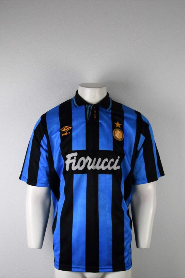 4912 Italie Inter Milaan Thuisshirt Fiorucci 1992 1994 maatXL voor