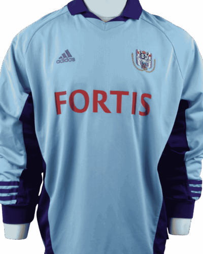 Anderlecht Auswärtstrikot 2001-2002 Yves Vanderhaeghe Größe - XXL