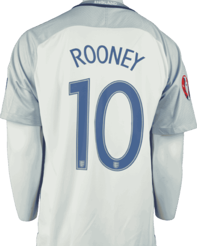Engeland thuisshirt 2016-2017 Wayne Rooney maat - XL