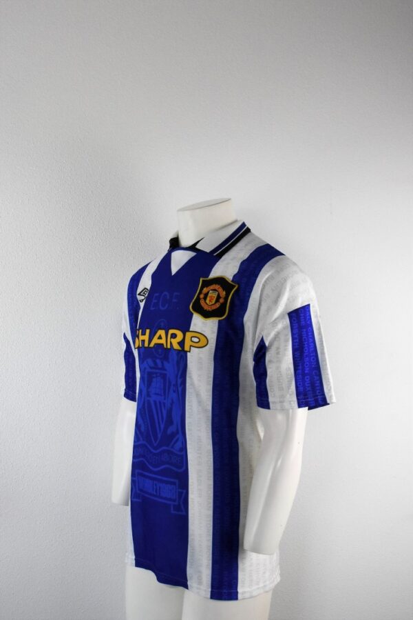 5045 Engeland Manchester United Derde Shirt Sharp 1194 1995 maatXL zijkant