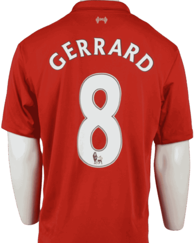 Liverpool thuisshirt 2012-2013 Steven Gerrard maat - XL