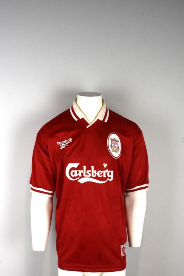 6076 Engeland Liverpool Thuisshirt Carlsberg 1996 1997 maatXL voor