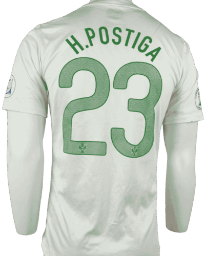Portugal maillot extérieur (porté en match) 2012 Hélder Postiga Incl. certificat taille - L