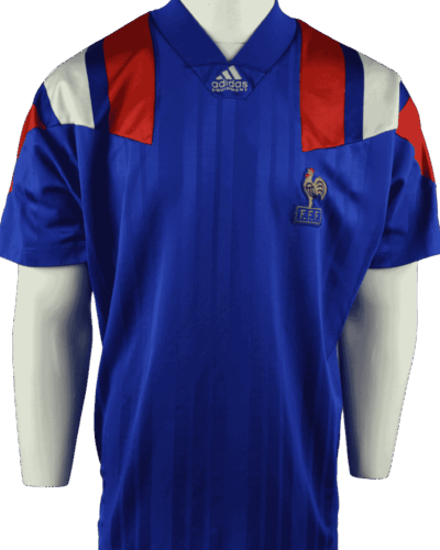 Francia (indossata in partita) maglia casalinga 1993 Laurent Blanc Incl. certificato taglia - L