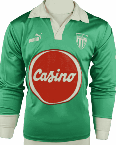 Saint-Étienne Heimtrikot 1990-1991 Größe - M