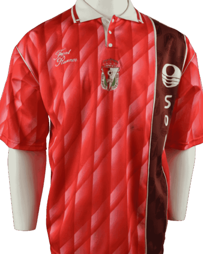 Real Burgos CF (wedstrijd gedragen) thuisshirt 1995-1996 rugnummer 16 maat - XL