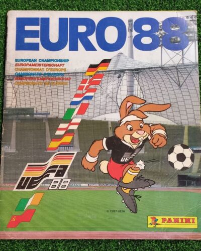 Panini Euro 88: Complete Sticker Album - Real Sticker Sjaak Troost (Good Condition)