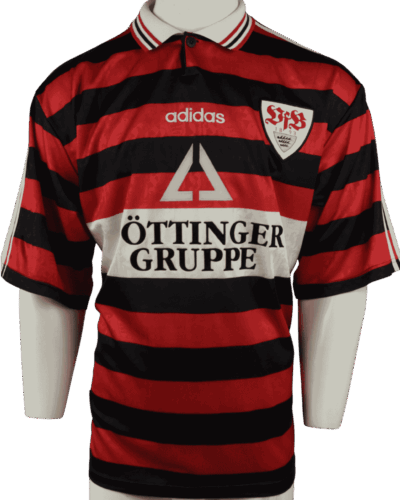 Stuttgart Auswärtstrikot 1997-1998 Matthias Becker Größe - XL
