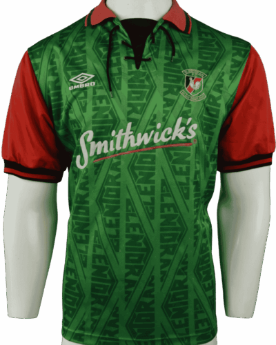 Glentoran FC thuisshirt 1992-1994 maat - L
