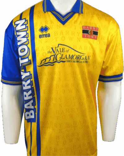 Barry Town thuisshirt 1997-1998 maat - L