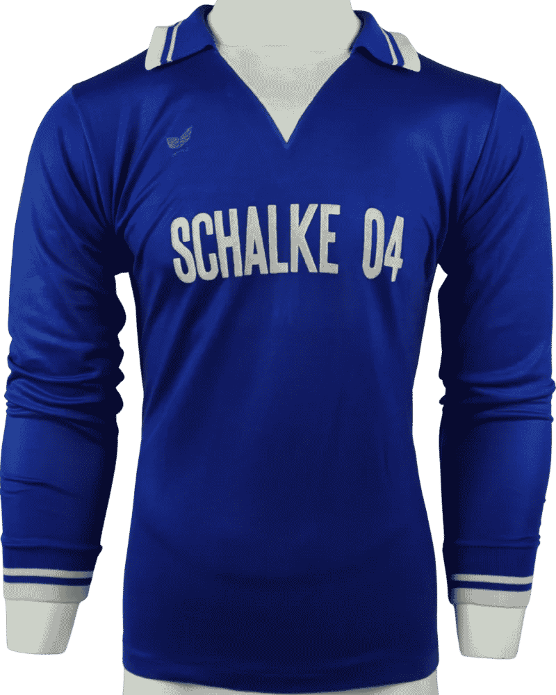 Camiseta local Schalke 04 1977-1979 Klaus Fischer talla - M