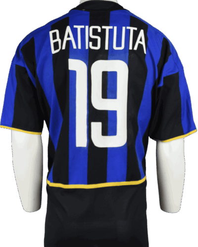 Inter Milaan thuisshirt 2002-2003 Gabriel Batistuta maat - L