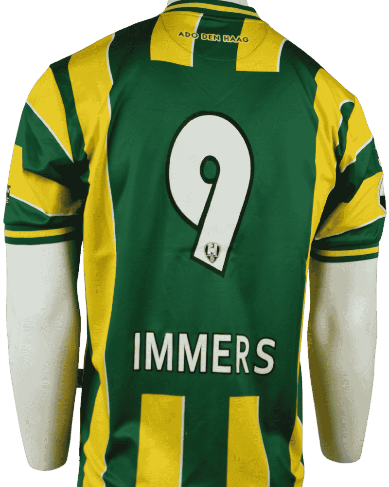 Ado Den Haag (match worn) home shirt 2011-2012 Lex Immers size - L