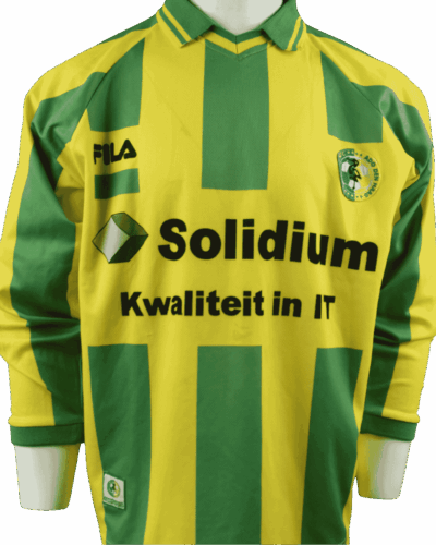Ado Den Haag (wedstrijd gedragen) thuisshirt 2000-2001 nr 13 maat - XL