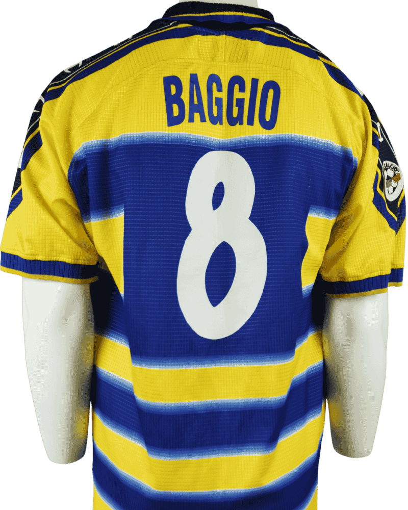 Parma (wedstrijd gedragen) thuisshirt 1999-2000 Dino Baggio maat - XL