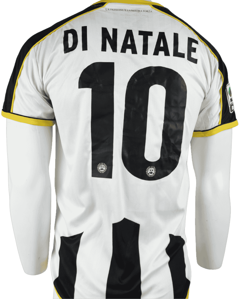 Udinese (wedstrijd gedragen) thuisshirt 2014-2015 Antonio Di Natale maat - M