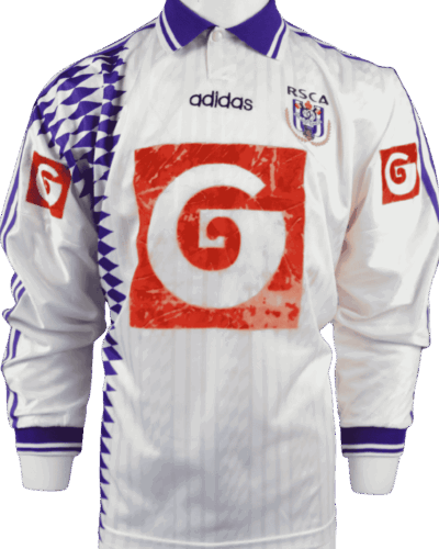 Anderlecht (matchissued) thuisshirt 1995-1996 nr 16 maat - XL