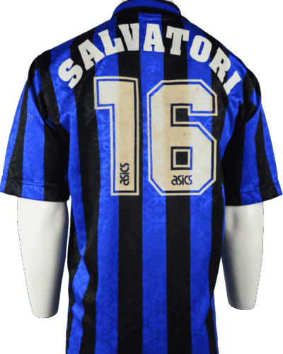 Atalanta (wedstrijd gedragen) thuisshirt 1995-1996 Stefano Salvatori maat - XL