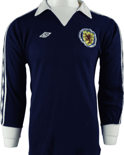 Schotland onder 21 (wedstrijd gedragen) thuisshirt 1976-1977 Arthur Albiston Incl. certificaat maat - M